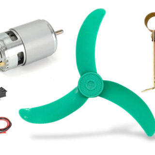 High Quality 12v Dc 775 Motor + Clamp + 9 Inch Blade + 1pc Switch + Wire (Set)