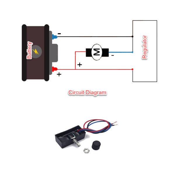 DC 12V PWM Motor Speed Controller – Adjustable Regulator for DC Motors - Image 2