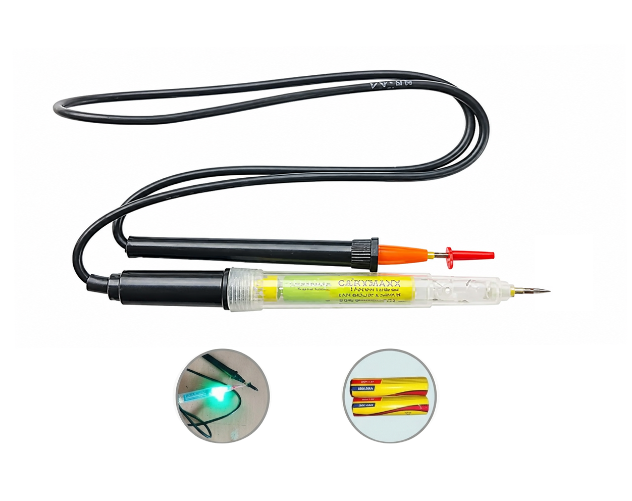 Electronic Continuity Tester with LED Light Indicator for Wire & Circuit Testing